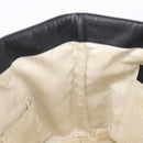 GUCCI Micro GG Canvas Guccissima Tote Bag Leather Black Gold 449647 Auth ka6642-24
