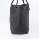 GUCCI Micro GG Canvas Guccissima Tote Bag Leather Black Gold 449647 Auth ka6642-6