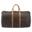 LOUIS VUITTON Monogram Keepall Bandouliere 50 Boston Bag M41416 LV Auth ka6643-13