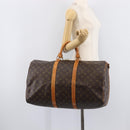 LOUIS VUITTON Monogram Keepall Bandouliere 50 Boston Bag M41416 LV Auth ka6643-26