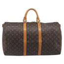 LOUIS VUITTON Monogram Keepall Bandouliere 50 Boston Bag M41416 LV Auth ka6643-2