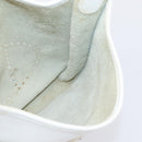 HERMES Evelyn 1GM Shoulder Bag Togo White Silver Auth ka6646V-18