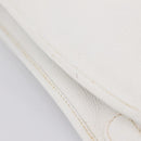 HERMES Evelyn 1GM Shoulder Bag Togo White Silver Auth ka6646V-8