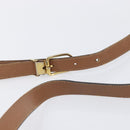 Christian Dior Honeycomb Canvas Shoulder Bag PVC Beige Gold Auth ka6648-9