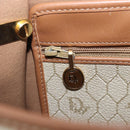 Christian Dior Honeycomb Canvas Shoulder Bag PVC Beige Gold Auth ka6648-29