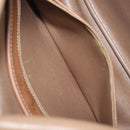 Christian Dior Honeycomb Canvas Shoulder Bag PVC Beige Gold Auth ka6648-30