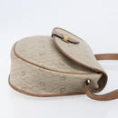 Christian Dior Honeycomb Canvas Shoulder Bag PVC Beige Gold Auth ka6648-5