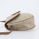 Christian Dior Honeycomb Canvas Shoulder Bag PVC Beige Gold Auth ka6648-6