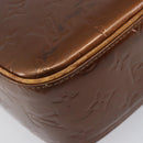 LOUIS VUITTON Monogram Vernis Christie GM Bag Bronze M91107 LV Auth ka6649-16
