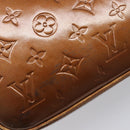LOUIS VUITTON Monogram Vernis Christie GM Bag Bronze M91107 LV Auth ka6649-17