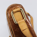 LOUIS VUITTON Monogram Vernis Christie GM Bag Bronze M91107 LV Auth ka6649-18