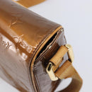 LOUIS VUITTON Monogram Vernis Christie GM Bag Bronze M91107 LV Auth ka6649-19