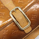 LOUIS VUITTON Monogram Vernis Christie GM Bag Bronze M91107 LV Auth ka6649-21