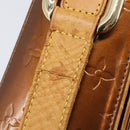 LOUIS VUITTON Monogram Vernis Christie GM Bag Bronze M91107 LV Auth ka6649-22