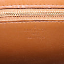 LOUIS VUITTON Monogram Vernis Christie GM Bag Bronze M91107 LV Auth ka6649-25