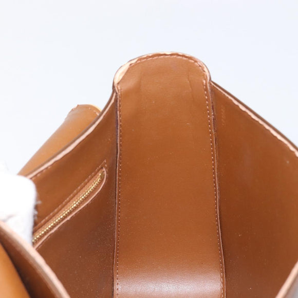 LOUIS VUITTON Monogram Vernis Christie GM Bag Bronze M91107 LV Auth ka6649