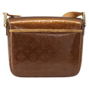 LOUIS VUITTON Monogram Vernis Christie GM Bag Bronze M91107 LV Auth ka6649-3