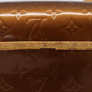 LOUIS VUITTON Monogram Vernis Christie GM Bag Bronze M91107 LV Auth ka6649-4