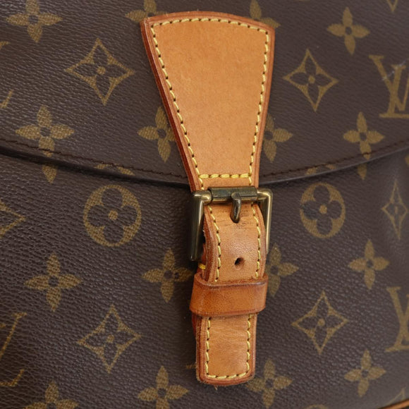 LOUIS VUITTON Monogram Jeune Fille GM Shoulder Bag M51225 LV Auth ka665