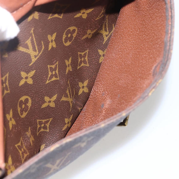 LOUIS VUITTON Monogram Jeune Fille GM Shoulder Bag M51225 LV Auth ka665