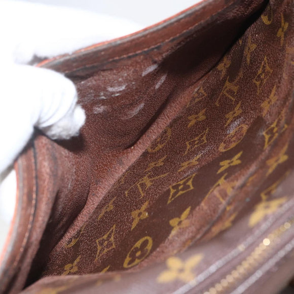 LOUIS VUITTON Monogram Jeune Fille GM Shoulder Bag M51225 LV Auth ka665A