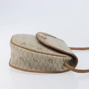 Christian Dior Honeycomb Canvas Shoulder Bag PVC Beige Gold Auth ka6652-4