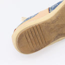 LOUIS VUITTON Monogram Denim Sneakers 34 1/2 Blue LV Auth ka6657-10