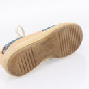 LOUIS VUITTON Monogram Denim Sneakers 34 1/2 Blue LV Auth ka6657-19