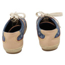 LOUIS VUITTON Monogram Denim Sneakers 34 1/2 Blue LV Auth ka6657-3