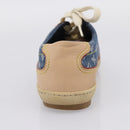 LOUIS VUITTON Monogram Denim Sneakers 34 1/2 Blue LV Auth ka6657-7
