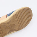LOUIS VUITTON Monogram Denim Sneakers 34 1/2 Blue LV Auth ka6657-9