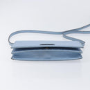 GUCCI Micro GG Canvas Guccissima Shoulder Wallet Leather Blue 466507 Auth ka6660-5