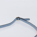 GUCCI Micro GG Canvas Guccissima Shoulder Wallet Leather Blue 466507 Auth ka6660-8