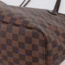 LOUIS VUITTON Damier Ebene Neverfull MM Tote Bag N51105 LV Auth ka6661V-15