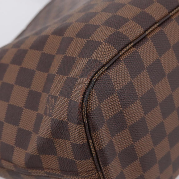 LOUIS VUITTON Damier Ebene Neverfull MM Tote Bag N51105 LV Auth ka6661V
