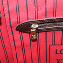 LOUIS VUITTON Damier Ebene Neverfull MM Tote Bag N51105 LV Auth ka6661V-25