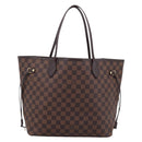 LOUIS VUITTON Damier Ebene Neverfull MM Tote Bag N51105 LV Auth ka6661V-13