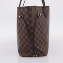 LOUIS VUITTON Damier Ebene Neverfull MM Tote Bag N51105 LV Auth ka6661V-3