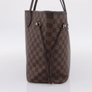 LOUIS VUITTON Damier Ebene Neverfull MM Tote Bag N51105 LV Auth ka6661V-4