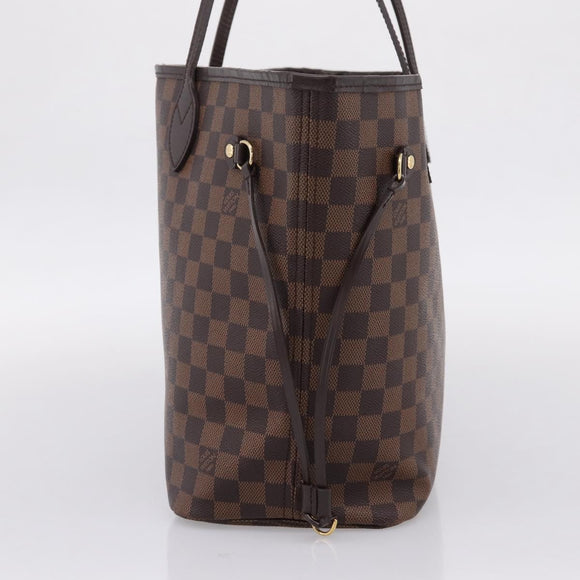 LOUIS VUITTON Damier Ebene Neverfull MM Tote Bag N51105 LV Auth ka6661V