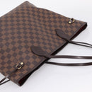 LOUIS VUITTON Damier Ebene Neverfull MM Tote Bag N51105 LV Auth ka6661V-6