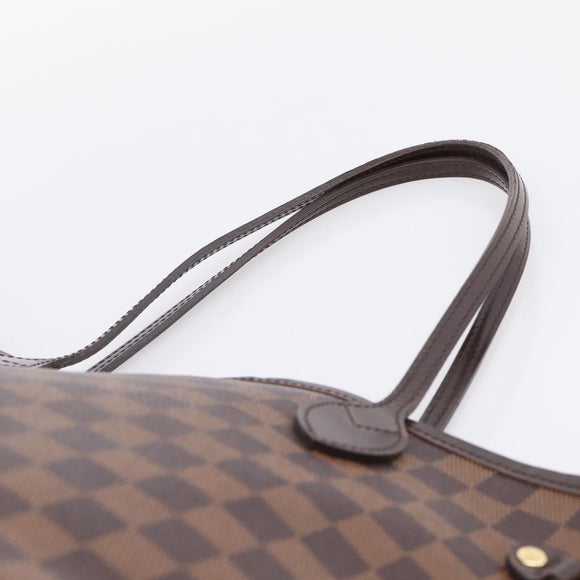 LOUIS VUITTON Damier Ebene Neverfull MM Tote Bag N51105 LV Auth ka6661V