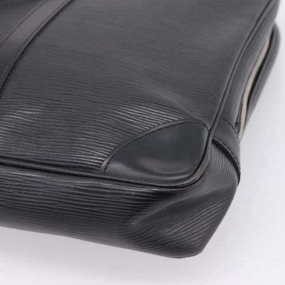 LOUIS VUITTON Epi Porte Documents Voyage Business Bag Black M54472 Auth ka6662