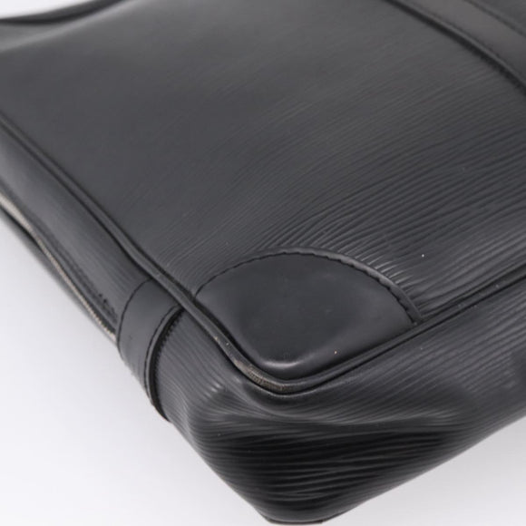 LOUIS VUITTON Epi Porte Documents Voyage Business Bag Black M54472 Auth ka6662