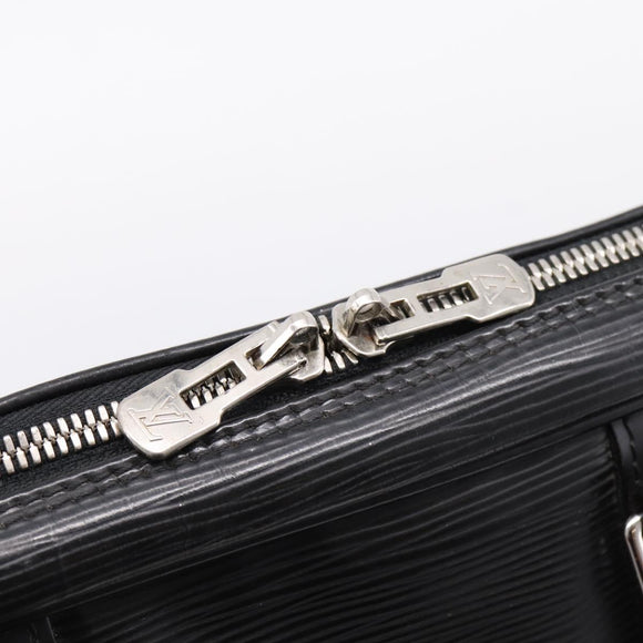 LOUIS VUITTON Epi Porte Documents Voyage Business Bag Black M54472 Auth ka6662