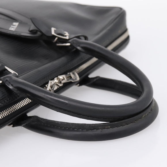 LOUIS VUITTON Epi Porte Documents Voyage Business Bag Black M54472 Auth ka6662