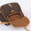 LOUIS VUITTON Monogram Saumur 35 Shoulder Bag M42254 LV Auth ka6664-20
