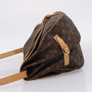 LOUIS VUITTON Monogram Saumur 35 Shoulder Bag M42254 LV Auth ka6664-3