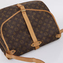 LOUIS VUITTON Monogram Saumur 35 Shoulder Bag M42254 LV Auth ka6664-6