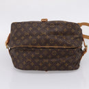 LOUIS VUITTON Monogram Saumur 35 Shoulder Bag M42254 LV Auth ka6664-5
